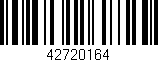 Código de barras (EAN, GTIN, SKU, ISBN): '42720164'
