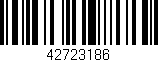 Código de barras (EAN, GTIN, SKU, ISBN): '42723186'