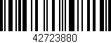 Código de barras (EAN, GTIN, SKU, ISBN): '42723880'