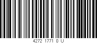Código de barras (EAN, GTIN, SKU, ISBN): '4272_1771_0_U'