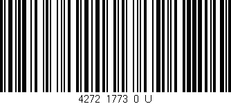 Código de barras (EAN, GTIN, SKU, ISBN): '4272_1773_0_U'