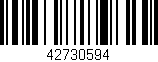 Código de barras (EAN, GTIN, SKU, ISBN): '42730594'
