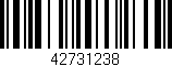 Código de barras (EAN, GTIN, SKU, ISBN): '42731238'