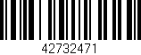 Código de barras (EAN, GTIN, SKU, ISBN): '42732471'