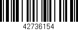 Código de barras (EAN, GTIN, SKU, ISBN): '42736154'