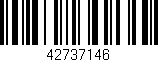 Código de barras (EAN, GTIN, SKU, ISBN): '42737146'