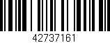 Código de barras (EAN, GTIN, SKU, ISBN): '42737161'