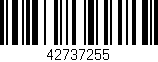 Código de barras (EAN, GTIN, SKU, ISBN): '42737255'