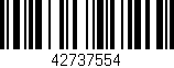 Código de barras (EAN, GTIN, SKU, ISBN): '42737554'