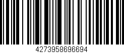 Código de barras (EAN, GTIN, SKU, ISBN): '4273958696694'