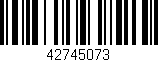Código de barras (EAN, GTIN, SKU, ISBN): '42745073'