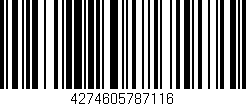 Código de barras (EAN, GTIN, SKU, ISBN): '4274605787116'