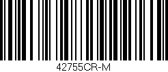 Código de barras (EAN, GTIN, SKU, ISBN): '42755CR-M'
