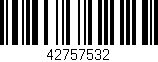 Código de barras (EAN, GTIN, SKU, ISBN): '42757532'