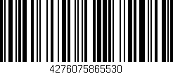 Código de barras (EAN, GTIN, SKU, ISBN): '4276075865530'