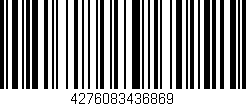 Código de barras (EAN, GTIN, SKU, ISBN): '4276083436869'