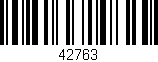 Código de barras (EAN, GTIN, SKU, ISBN): '42763'