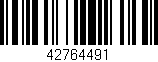 Código de barras (EAN, GTIN, SKU, ISBN): '42764491'