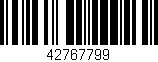 Código de barras (EAN, GTIN, SKU, ISBN): '42767799'