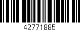 Código de barras (EAN, GTIN, SKU, ISBN): '42771885'