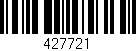 Código de barras (EAN, GTIN, SKU, ISBN): '427721'