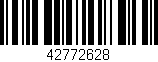 Código de barras (EAN, GTIN, SKU, ISBN): '42772628'