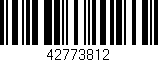 Código de barras (EAN, GTIN, SKU, ISBN): '42773812'