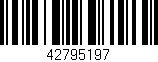 Código de barras (EAN, GTIN, SKU, ISBN): '42795197'