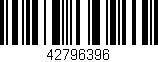 Código de barras (EAN, GTIN, SKU, ISBN): '42796396'
