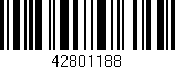 Código de barras (EAN, GTIN, SKU, ISBN): '42801188'