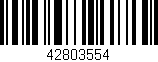Código de barras (EAN, GTIN, SKU, ISBN): '42803554'