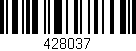 Código de barras (EAN, GTIN, SKU, ISBN): '428037'