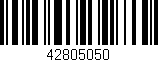Código de barras (EAN, GTIN, SKU, ISBN): '42805050'