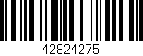Código de barras (EAN, GTIN, SKU, ISBN): '42824275'