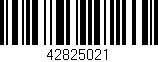 Código de barras (EAN, GTIN, SKU, ISBN): '42825021'
