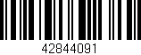 Código de barras (EAN, GTIN, SKU, ISBN): '42844091'