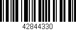 Código de barras (EAN, GTIN, SKU, ISBN): '42844330'