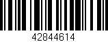 Código de barras (EAN, GTIN, SKU, ISBN): '42844614'