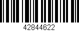 Código de barras (EAN, GTIN, SKU, ISBN): '42844622'