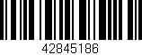 Código de barras (EAN, GTIN, SKU, ISBN): '42845186'