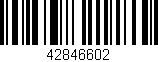 Código de barras (EAN, GTIN, SKU, ISBN): '42846602'