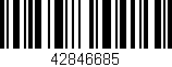 Código de barras (EAN, GTIN, SKU, ISBN): '42846685'