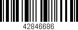 Código de barras (EAN, GTIN, SKU, ISBN): '42846686'