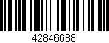 Código de barras (EAN, GTIN, SKU, ISBN): '42846688'