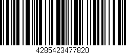 Código de barras (EAN, GTIN, SKU, ISBN): '4285423477820'