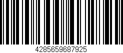 Código de barras (EAN, GTIN, SKU, ISBN): '4285659687925'