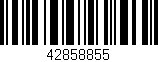Código de barras (EAN, GTIN, SKU, ISBN): '42858855'