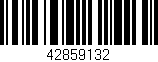 Código de barras (EAN, GTIN, SKU, ISBN): '42859132'