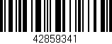 Código de barras (EAN, GTIN, SKU, ISBN): '42859341'