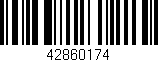 Código de barras (EAN, GTIN, SKU, ISBN): '42860174'